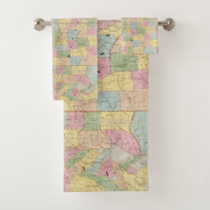 Carte du Mississippi, de la Louisiane et de
