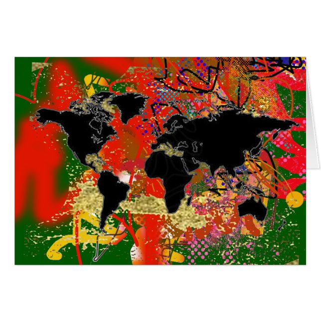 Carte du monde (Devant horizontal)