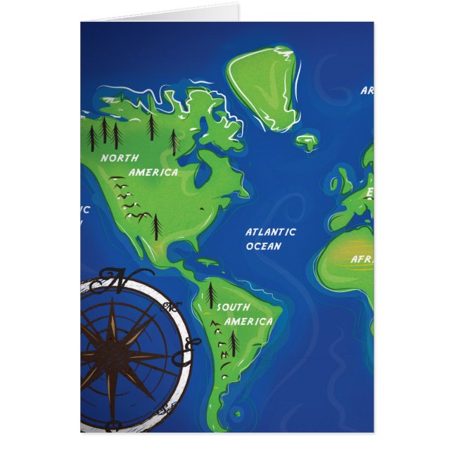 Carte du monde (Devant)