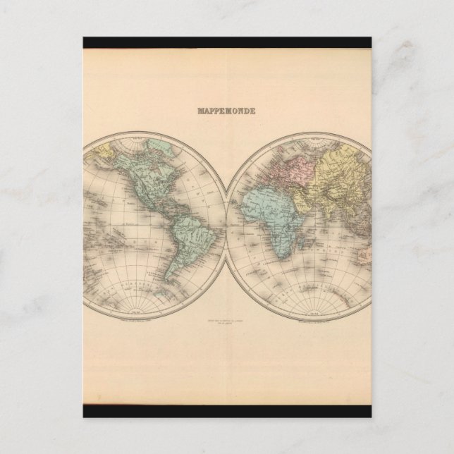Carte du monde 12 (Devant)
