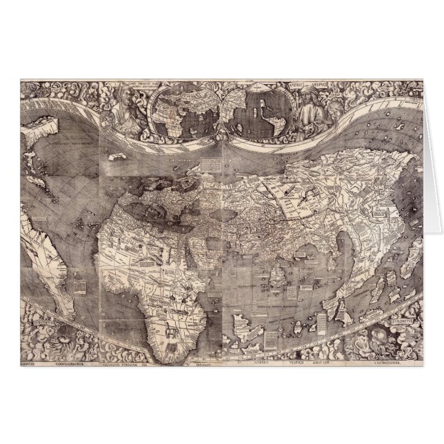 Carte du monde | 1507 (Devant horizontal)