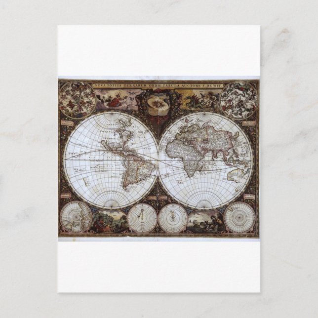 Carte du monde antique (Devant)