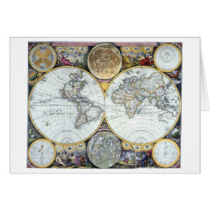 Carte du monde antique, Atlas Maritimus de John Se