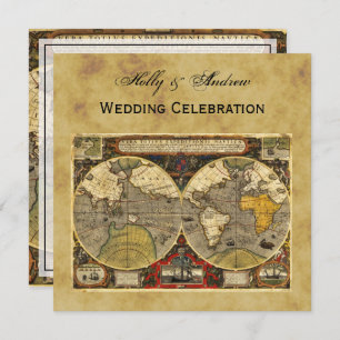Carte du monde antique n°2, Mariage de BG en détre