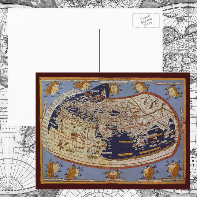 Carte du monde antique Ptolémée, Johannes d'Arnshe (Créateur téléchargé)