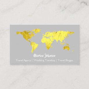 Carte du monde Carte du monde Logo du voyage Grey 