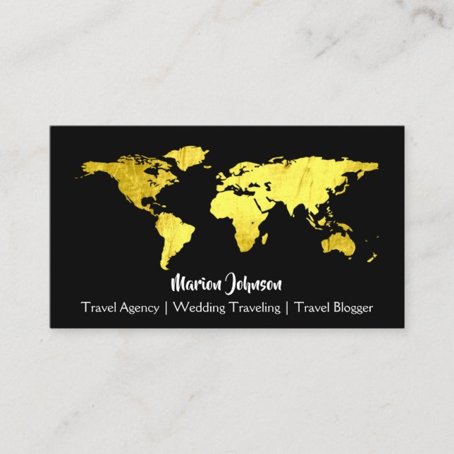 Carte du monde Carte du monde Voyager Logo Black G (Devant)
