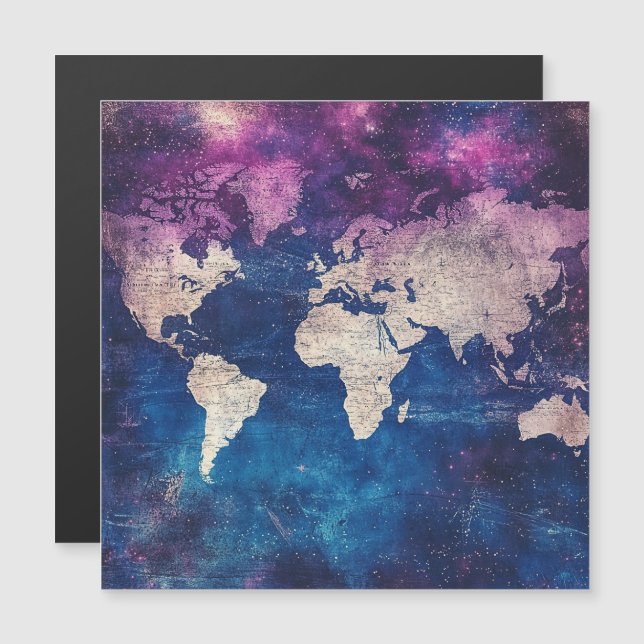 Carte du monde céleste vintage (4) (Devant / Derrière)