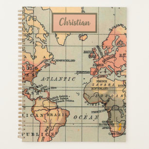 Carte du monde classique 