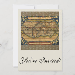 Carte du monde d'Ortelius 1570 : Cartographie anti