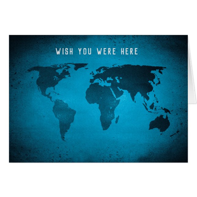 Carte du monde drôle (Devant horizontal)