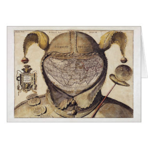 Carte du monde du casquette de l'imbécile