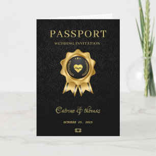Carte du monde du passeport noir de destination de