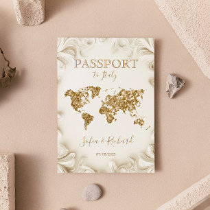 Carte du monde du Passport Gold de destination Mar