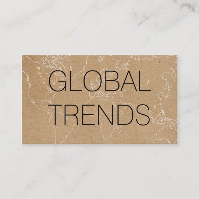 Carte du monde (plan) | Nature (Devant)