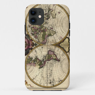 Carte du monde vintage iPhone 5 Coque