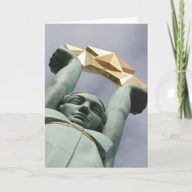Carte du monument de la liberté lettonne (Devant)