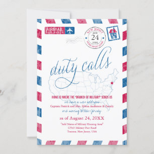 Carte du New Jersay USA Airmail Military Moving