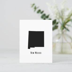 Carte du Nouveau-Mexique - Noir et blanc Nouveau-M