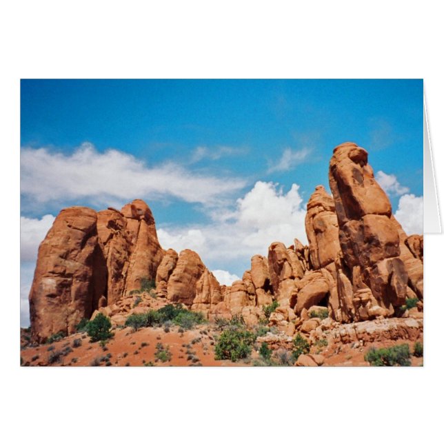 Carte du parc national Arches (Devant Horizontal)