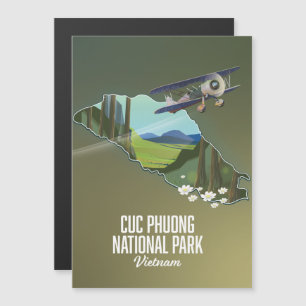 Carte du parc national de Cuc Phuong Vietnam
