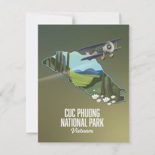 Carte du parc national de Cuc Phuong Vietnam