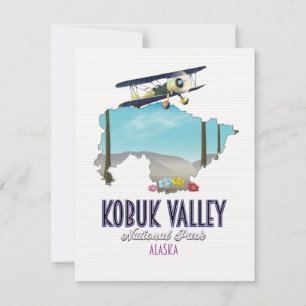 Carte du parc national de Kobuk Valley Alaska