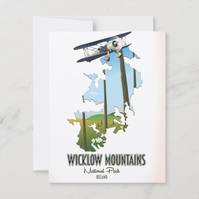 carte du parc national de wicklow mountain (Devant)