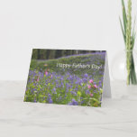 Carte du Père de Bluebell<br><div class="desc">A beautiful bluebell wood will please any father - you can almost smell the bluebells ! The inside is left blank for your own and the front greeting can be change d by request through my store. Maching coffee mug available.</div>