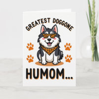 Carte du plus cool Humom de chien