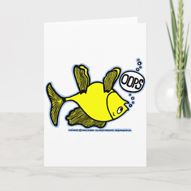 Carte Du Poisson ! (Devant)