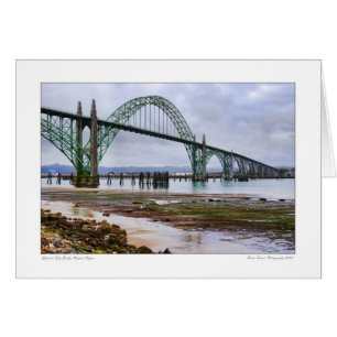 Carte du pont de la baie Yaquina