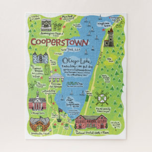 Carte du Puzzle Cooperstown