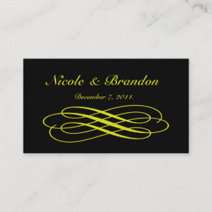 Carte du site Web Mariage de Yellow Gold Fairy