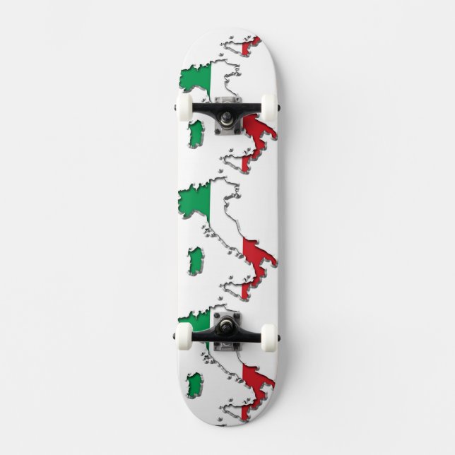 Carte du Skateboard Italie (Recto)