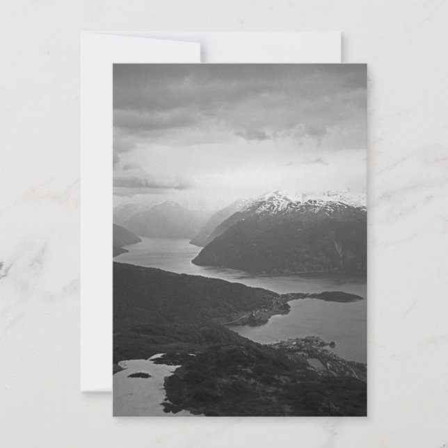 Carte du Sognefjord, Norvège (Devant)