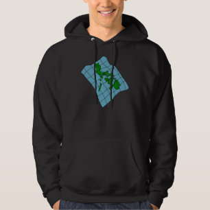 Carte du sweat - shirt à capuche des hommes de
