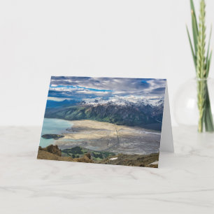 Carte du territoire du Yukon de Slims River