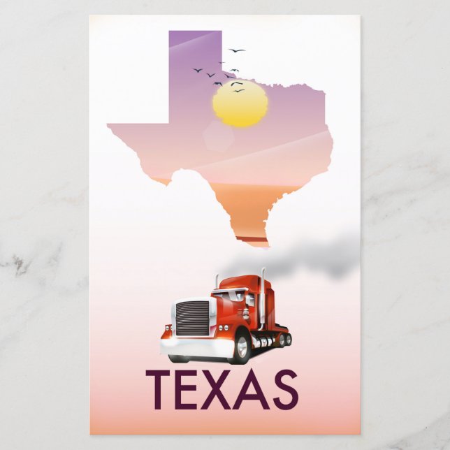 Carte du Texas Big Rig (Devant)
