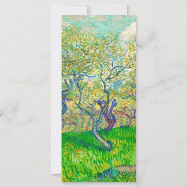 Carte du verger en fleurs de Vincent van Gogh (Devant)