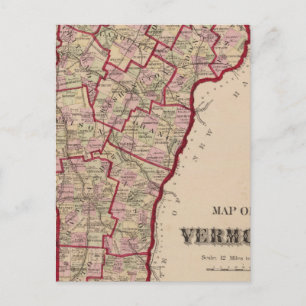 Carte du Vermont