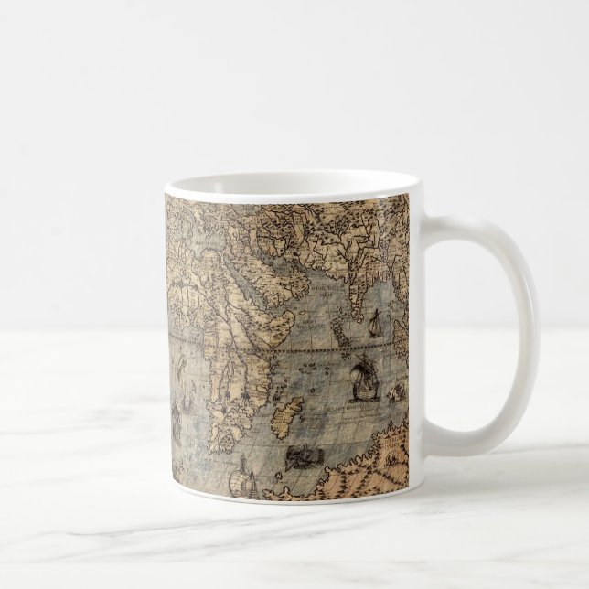 Carte du Vieux Monde antique Boire Mug (Droite)