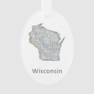 Carte du Wisconsin