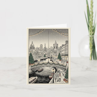 Carte Dublin à Noël