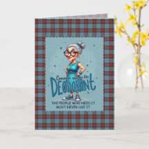 Duchess of Kent Scottish Tartan Humorous Birthday