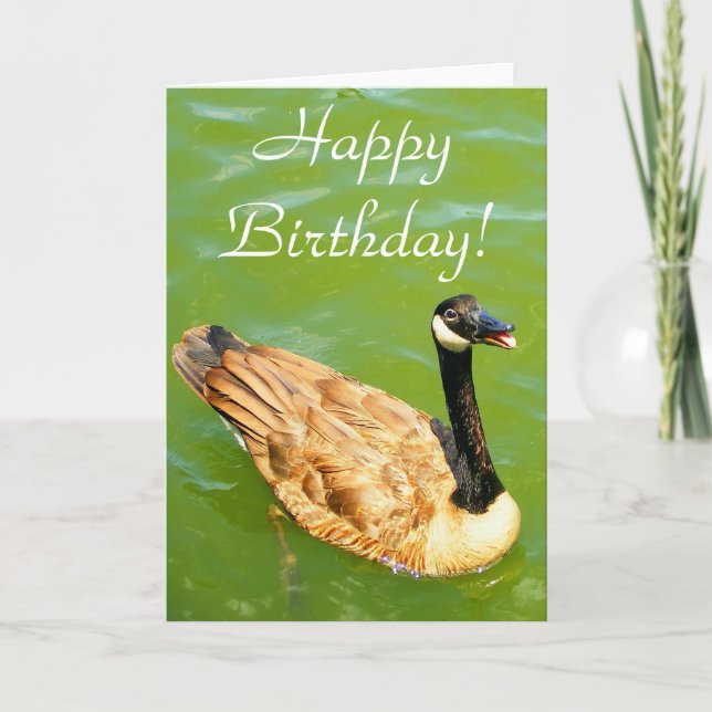 Carte Duck dit Joyeux Anniversaire ! (Devant)
