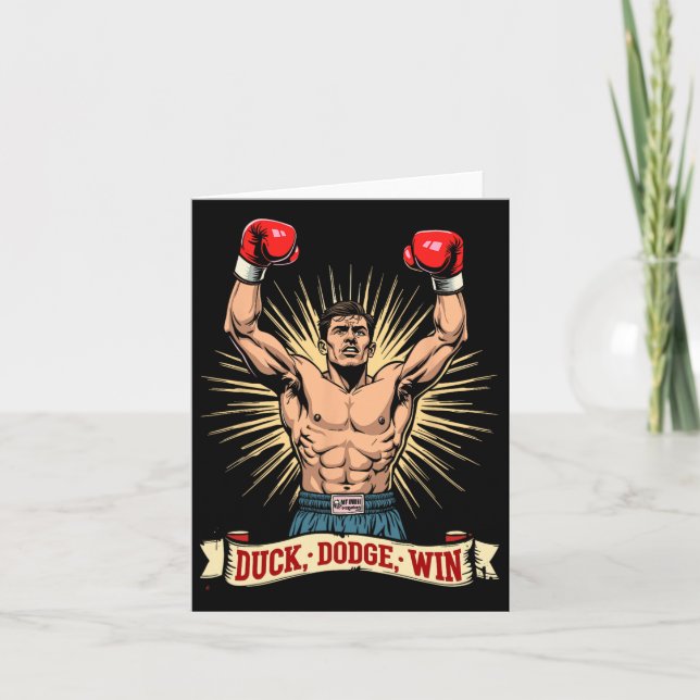 Carte Duck Dodge Gagner Boxe Champion Spirit (Devant)