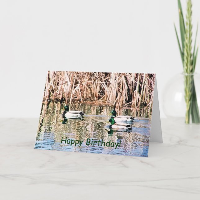 CARTE DUCKS SAUVAGES (Devant)