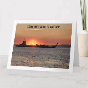 Carte d'un ami à un autre voyage sûr