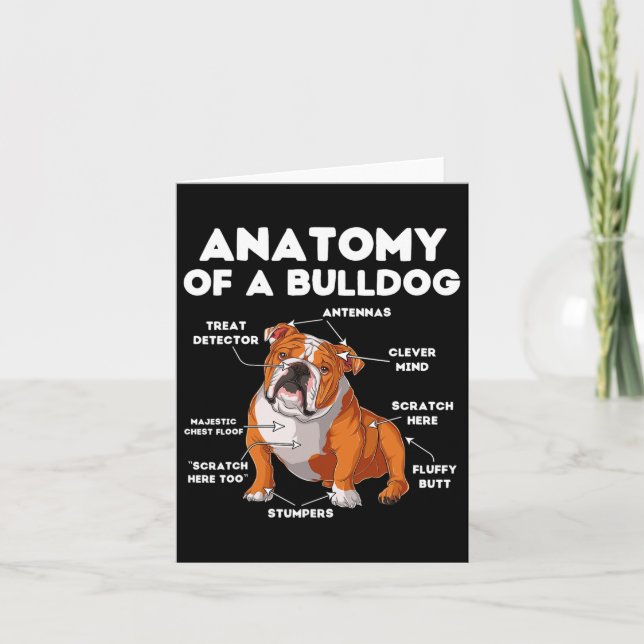 Carte D'Un Bulldog (Devant)